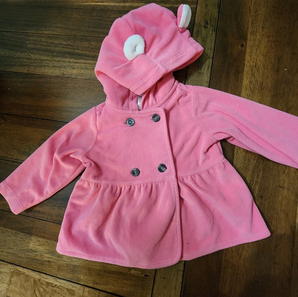 Carters pink fleece jacket - Picture 2 of 4